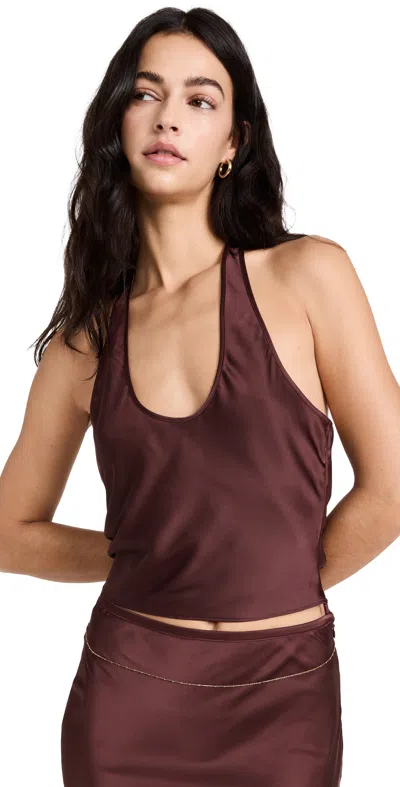 Lioness Roxy Halter In Garnet