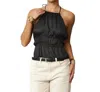 Lioness Legacy Halter Top In Black