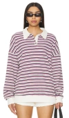 Lioness Rugby Jersey Top Porcelain Multi In 混瓷白色