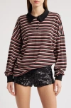 Lioness Rugby Jersey Top Onyx Multi In Onyx Multi