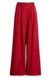 Lioness Serenity Wide Leg Pants In Crimson