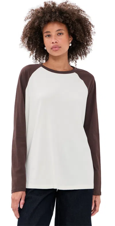 Lioness Shift Long Sleeve Tee Chocolate In Multi