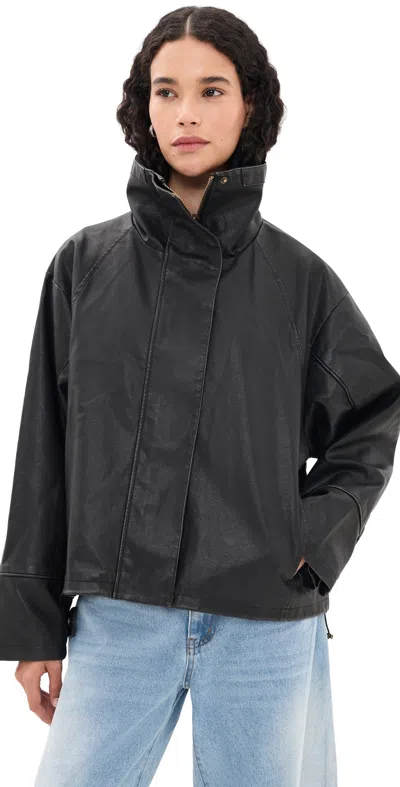 Lioness Shoreline Funnel Jacket Noir