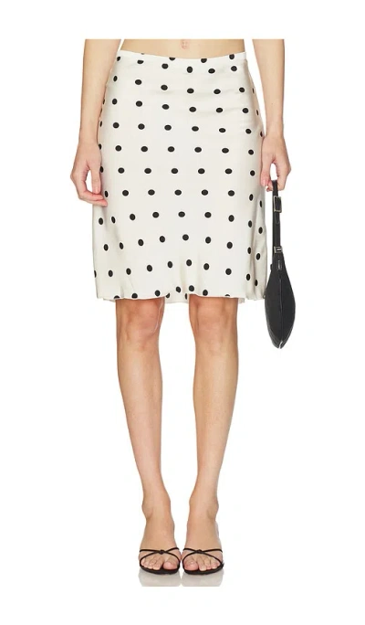Lioness Shoreline Midi Skirt In White