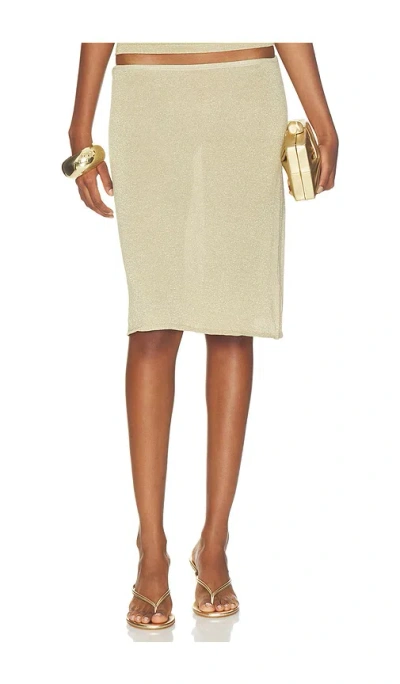 Lioness Shoreline Midi Skirt In Pattern