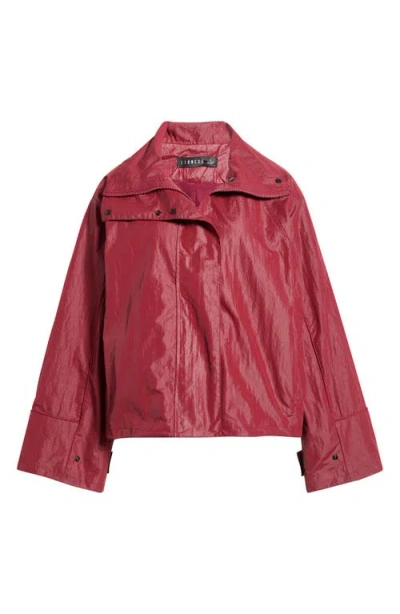 Lioness Shoreline Windbreaker Jacket In Red