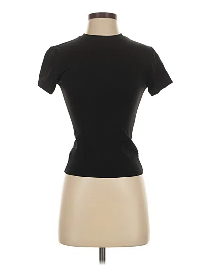 Pre-owned Lioness Short Sleeve Turtleneck In Black