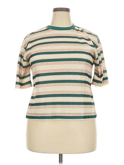 Pre-owned Lioness Short Sleeve Turtleneck In Brown