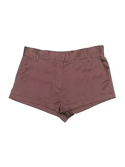 Pre-owned Lioness Shorts In Burgundy