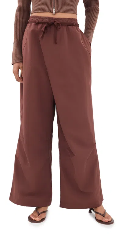 Lioness Signora Pants Cocoa In Burgundy
