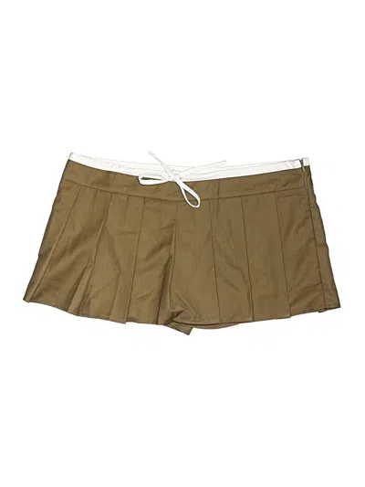 Pre-owned Lioness Skort In Tan