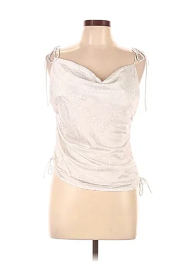 Lioness Sleeveless Blouse In Blue