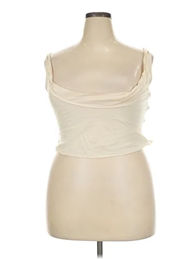 Pre-owned Lioness Sleeveless Blouse In Ivory