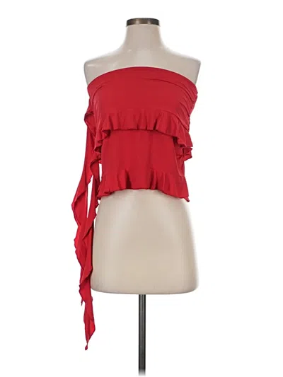 Pre-owned Lioness Sleeveless Blouse In Red