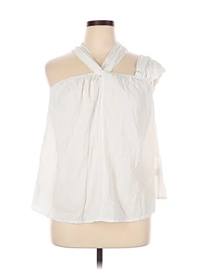 Pre-owned Lioness Sleeveless Blouse In White