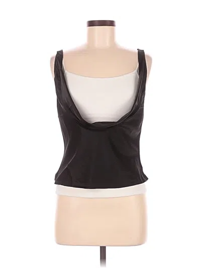 Pre-owned Lioness Sleeveless Top Black Scoop Neck Tops