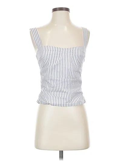 Pre-owned Lioness Sleeveless Top Blue Square Neckline Tops