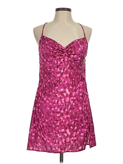 Pre-owned Lioness Sleeveless Top Pink Sweetheart Neckline Tops