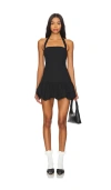 Lioness Sofia Halter Mini Dress In Onyx