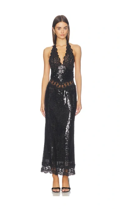 Lioness Solana Maxi Dress In Black