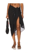 Lioness X Revolve Sole Sarong In Black