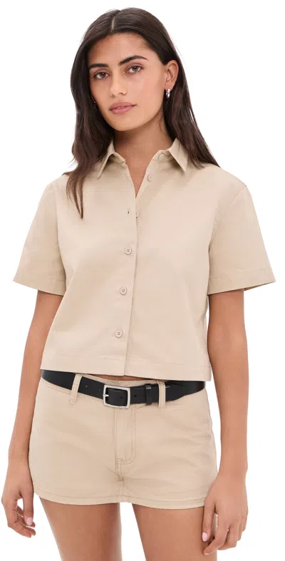 Lioness Solstice Shirt Stone In Neutral