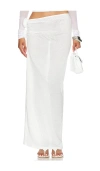 Lioness Soul Mate Maxi Skirt In Porcelain