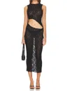 Lioness Spellbinder Maxi Dress In Black In Multi