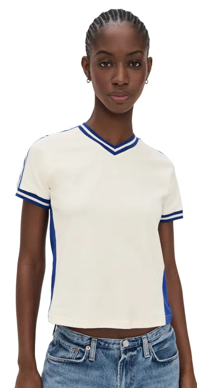 Lioness Starlet Tee Midnight Stripe In White