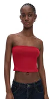 Lioness Sway Strapless Top Tomato In Multi