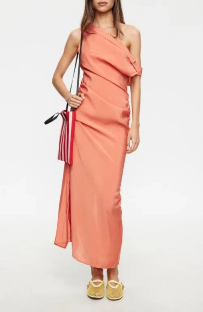 Lioness Sweetheart One-shoulder Maxi Dress In Multi
