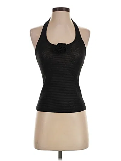 Pre-owned Lioness Tank Top Black Halter Neckline Tops
