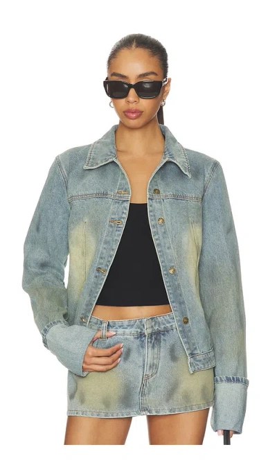 Lioness The Bronx Denim Jacket In Blue