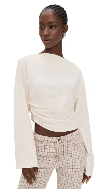 Lioness Tidal Long Sleeve Tee Ivory In Neutral