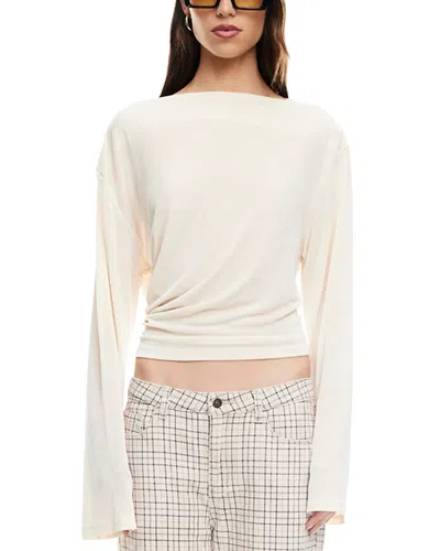 Lioness Tidal Long Sleeve Top In White