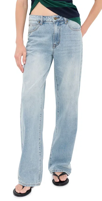 Lioness Top Model Jeans Light Denim In Blue