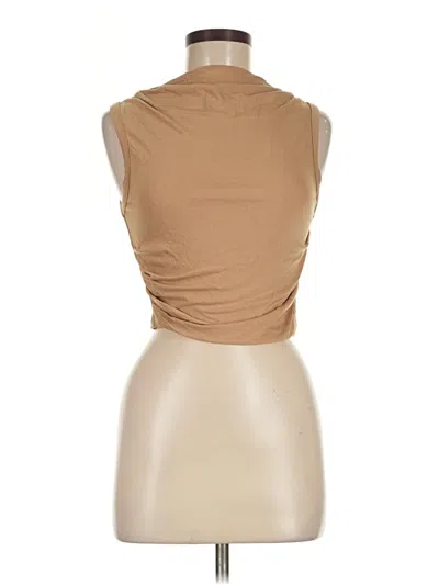Pre-owned Lioness Tube Top Tan Cowl Neck Tops