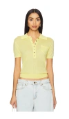 Lioness Untamed Short Sleeve Top Butter In 버터