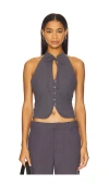 Lioness Utopian Top In Gray