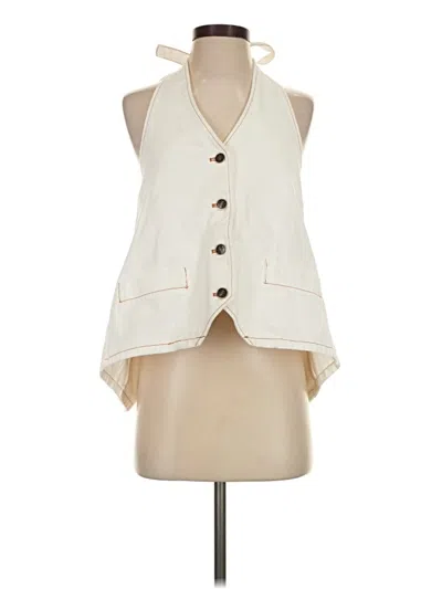 Pre-owned Lioness Vest In Ivory