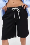 Lioness Vogue Contrast Short In Black, Women's At Urban Outfitters In Black