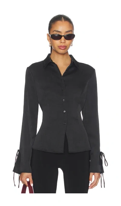 Lioness West End Girl Top In Black