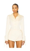 Lioness West End Girl Top In White