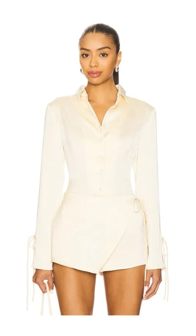 Lioness West End Girl Top In White