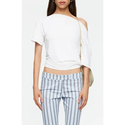 Lioness Wildlands One Shoulder Top In White