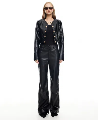 Lioness Women's Amelie Cropped Jacket In Black