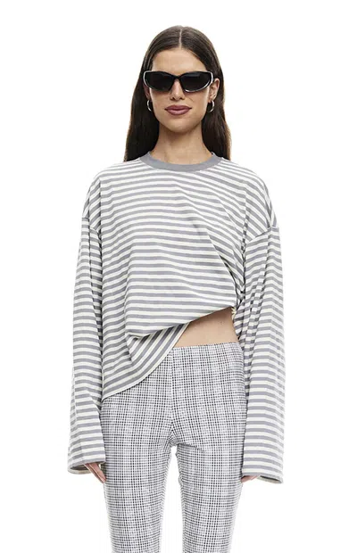 Lioness Women's Bloom Long Sleeve Top In Ash In Gray