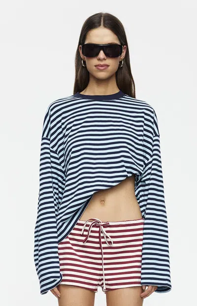 Lioness Women's Bloom Long Sleeve Top In Blue/navy