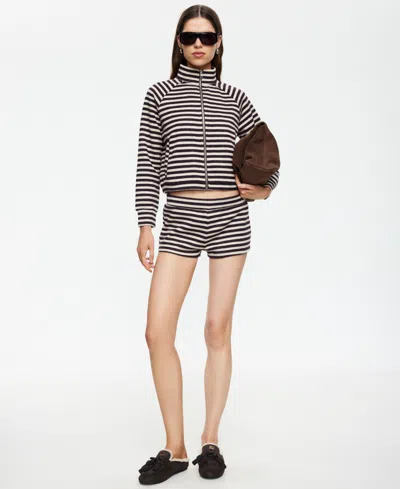 Lioness Bloom Stripe Knit Shorts In Multi