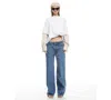 Lioness Women's Button Closure Penny Jeans In Blue